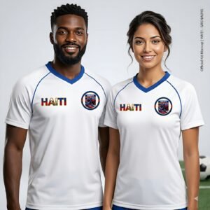 Haitian Jersey With Blue Trim