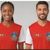 custom-designed red and white unisex T-shirts promoting the Haiti national soccer team for the 2026 World Cup