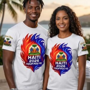 White HAITI 2026 Collection short-sleeve t-shirt